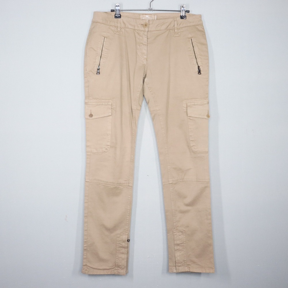 Etro Mens Pants Sz 44 US 31 Tan Spa Via Spartaco 3 Cargo Skinny Leg Italy Made